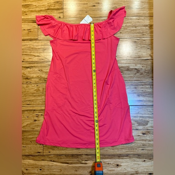 NWT Tommy Bahama Off‎ the Shoulder Spa Dress Coral Coast - Picture 3 of 9